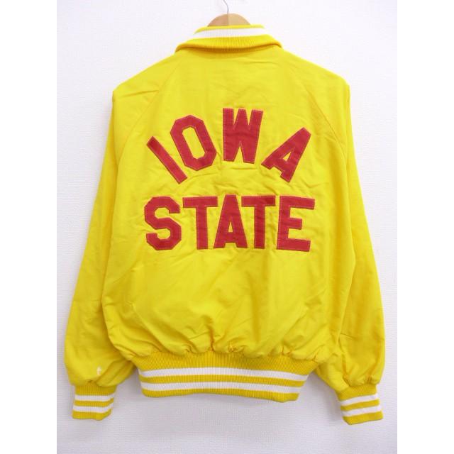 M 古着 ナイロン ジャケット スタジャン アイオワ 黄 イエロー 19aug28 中古 メンズ アウター ウインドブレーカー Ouny 古着屋rushout 通販 Yahoo ショッピング