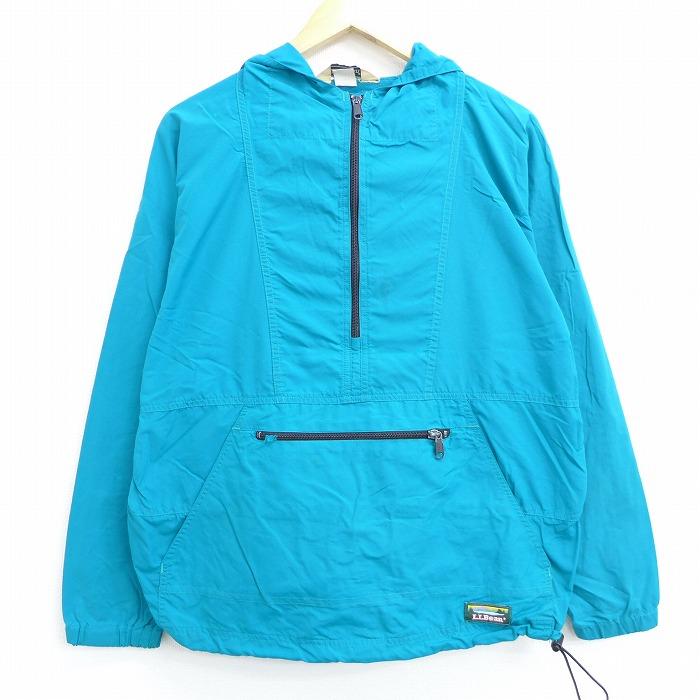 M 古着 長袖 ジャケット アノラック パーカー 90s エルエルビーン Llbean ラグラン 青緑 Spe aug26 中古 メンズ アウター ウインドブレーカー Ouny 古着屋rushout 通販 Yahoo ショッピング