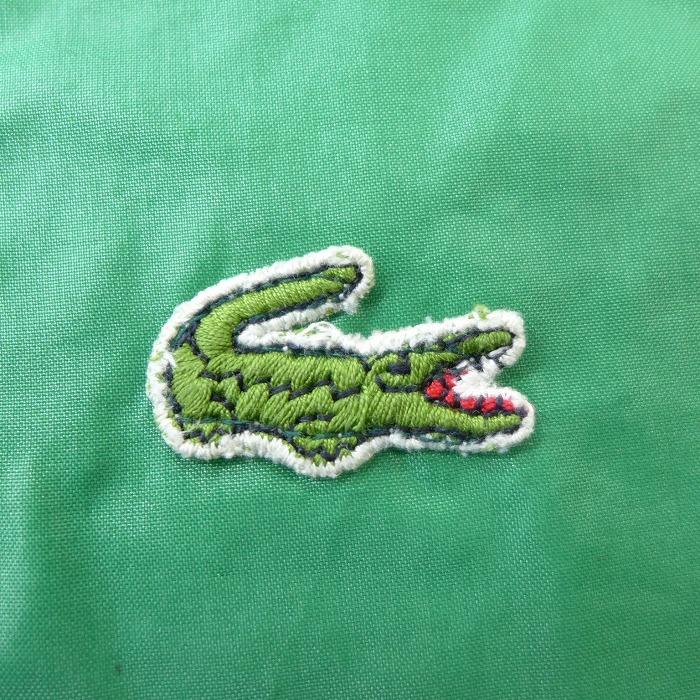 Xl 古着 長袖 ブランド ナイロン ジャケット アノラック パーカー 80s Izod ラコステ Lacoste ワンポイントロゴ 緑 グリーン dec09 中古 メンズ アウター ウイ Ouny 古着屋rushout 通販 Yahoo ショッピング