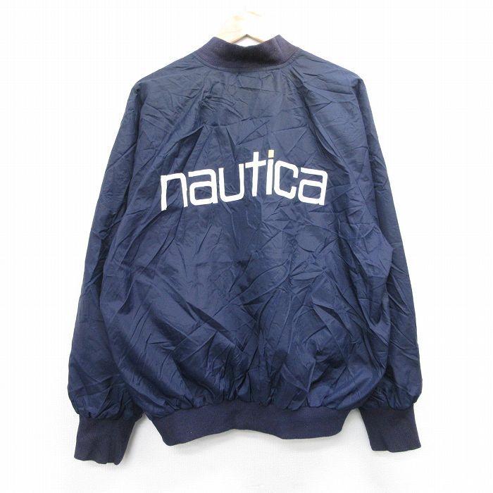 L/古着 ノーティカ NAUTICA 長袖 ブランド ナイロン ジャケット メンズ