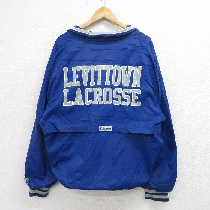 XL/古着 長袖 ハーフジップ ナイロン ジャケット メンズ 90s XL/古着 長袖 ハーフジップ ナイロン ジャケット メンズ 90s