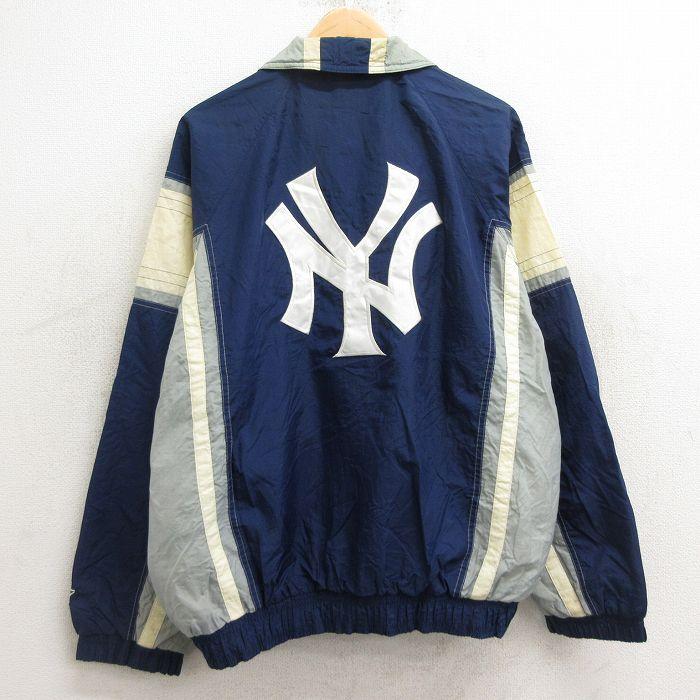 XL/古着 スターター 長袖 ナイロン ジャケット メンズ 00s MLB 