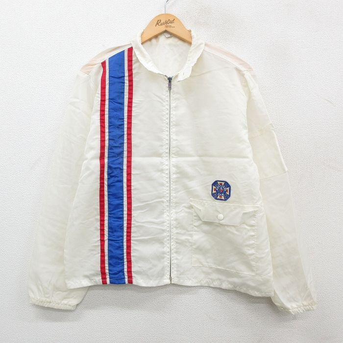 M/古着 長袖 ナイロン レーシング ジャケット メンズ 80s M/古着 長袖 ナイロン レーシング ジャケット メンズ 80s