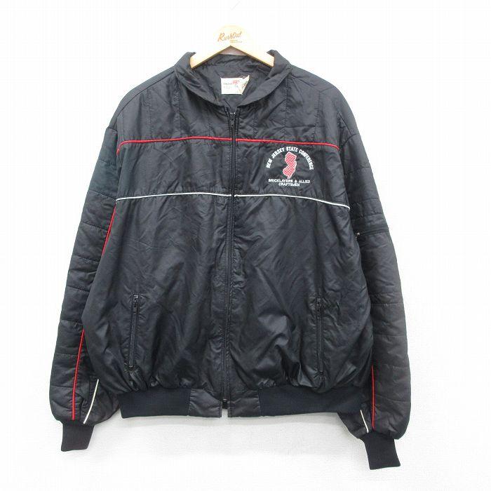 XL/古着 キングルイ 長袖 ナイロン ジャケット メンズ 80s  