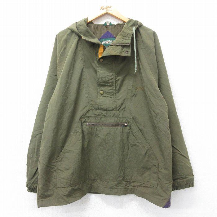 American Eagle（アメリカンイーグル） XL/古着 長袖 ハーフジップ 