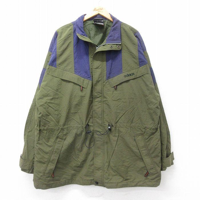 adidas（アディダス） XL/古着 長袖 ナイロン ジャケット メンズ 90s