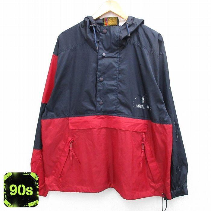 90s スターター ナイロン アノラック フード パーカー ジャケット 
