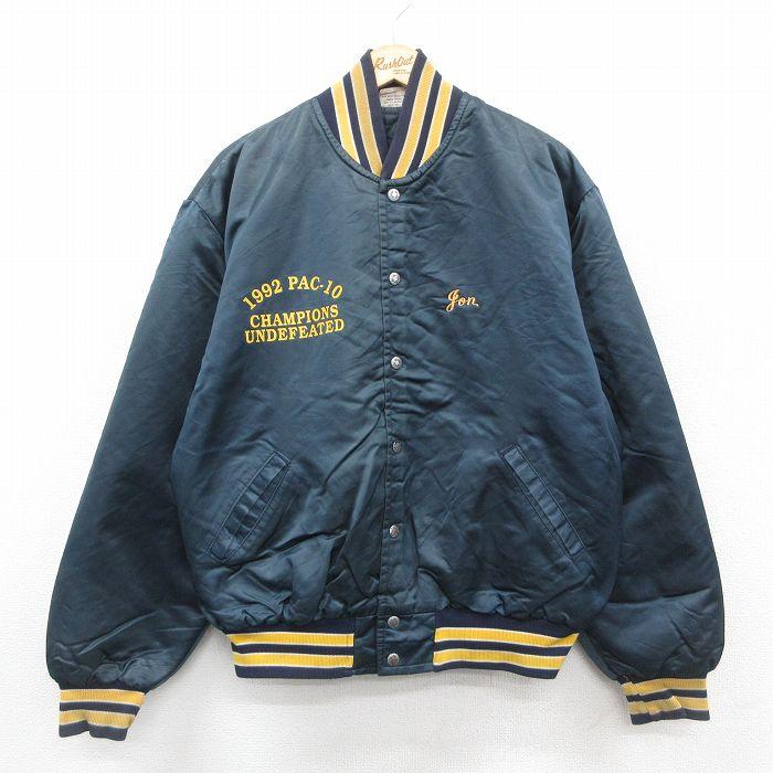 XL/古着 長袖 ナイロン ジャケット メンズ 90s スプリングフォード 