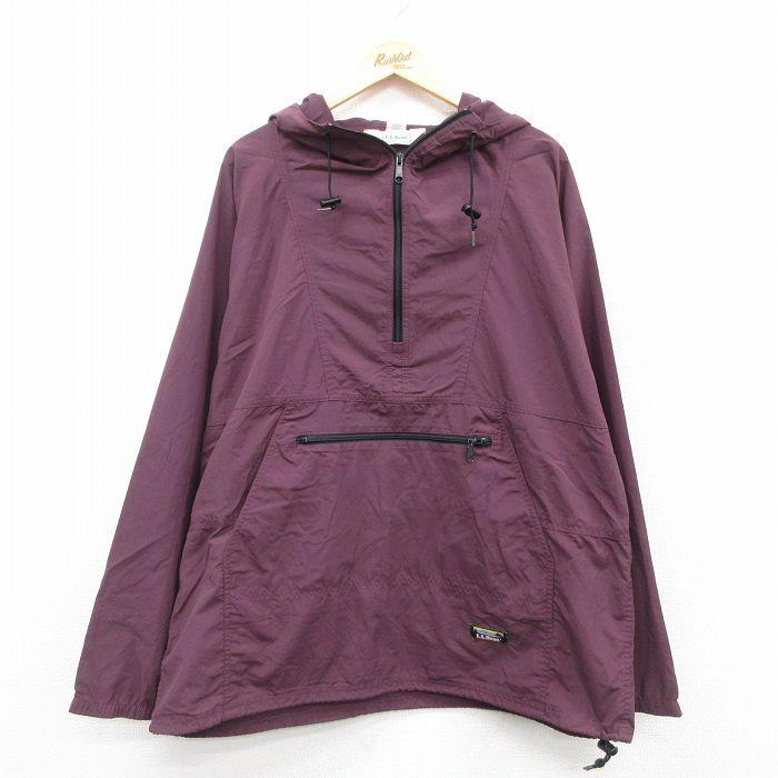 L.L.Bean（エルエルビーン） XL/古着 LLBEAN 長袖 ハーフジップ