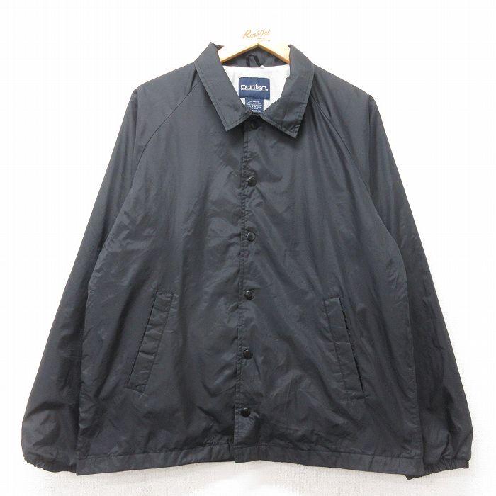 M/古着 ピューリタン 長袖 ナイロン ジャケット メンズ 00年代