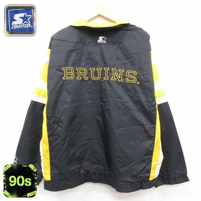 XL/古着 スターター 長袖 ナイロン ジャケット メンズ 90年代 90s NHL 