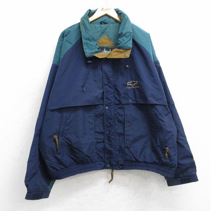 XL/古着 Dunbrooke 長袖 ナイロン ジャケット メンズ 90年代 90s