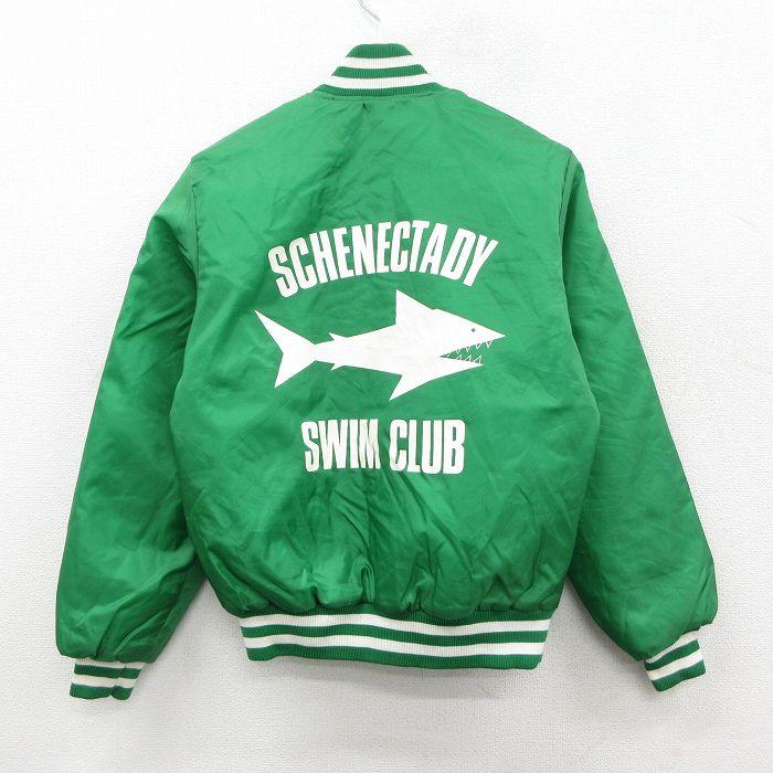 80s SPIEWAK ナイロン ブルゾン グリーン アメリカ製 ビンテージ M/古着 長袖 ナイロン ジャケット メンズ 80年代 80s サメ USA製 緑他