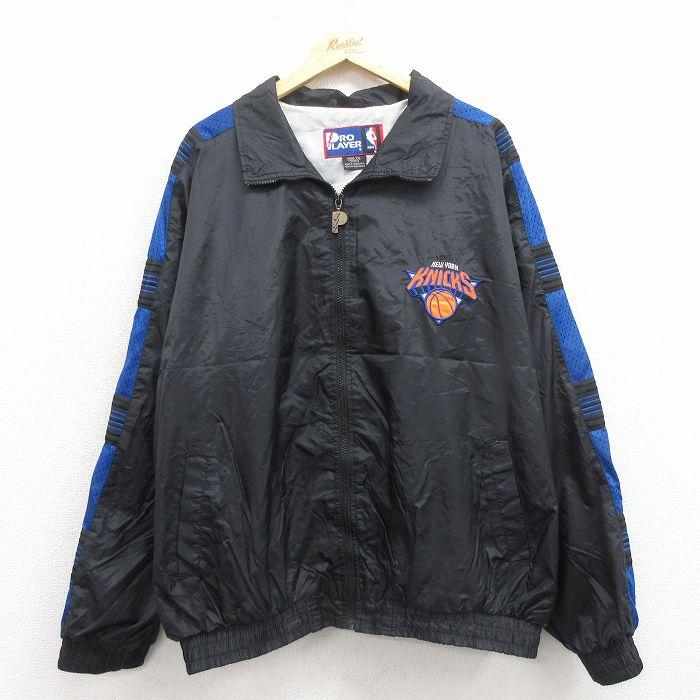 XL/古着 長袖 ナイロン ジャケット メンズ 00年代 00s NBA