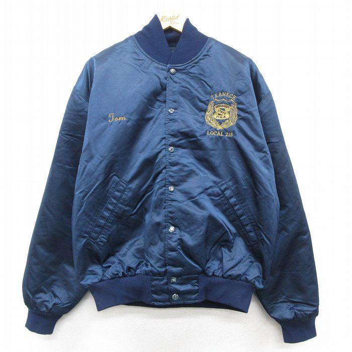 XL/古着 長袖 ナイロン ジャケット メンズ 90年代 90s ティーネック