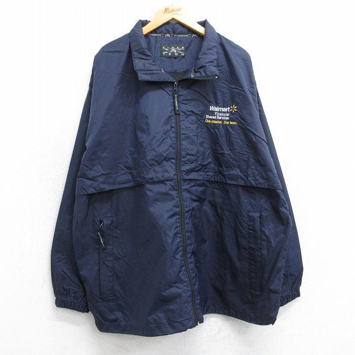 XL/古着 長袖 ナイロン ジャケット メンズ 90年代 90s ウォルマート