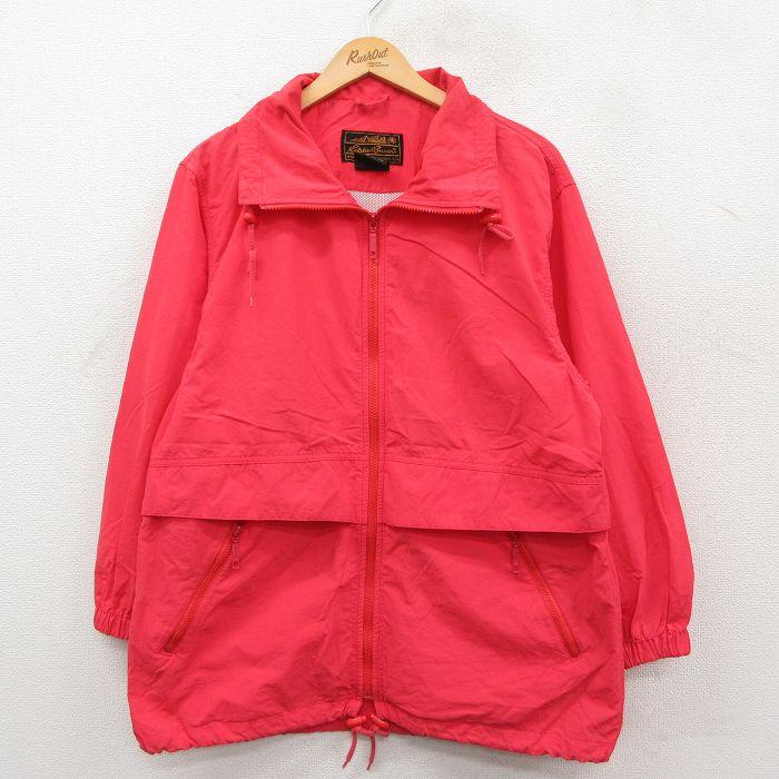 M/古着 エディーバウアー 長袖 ナイロン ジャケット メンズ 90年代 90s