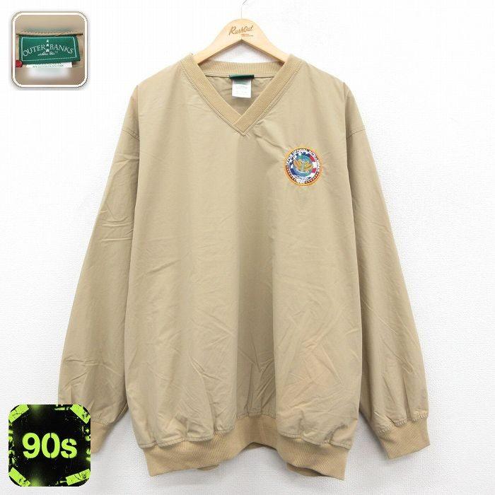 NAVAL XL/古着 長袖 ナイロン ジャケット メンズ 90年代 90s NAVAL 