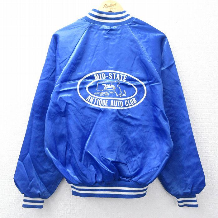 L/古着 長袖 ナイロン ジャケット メンズ 90年代 90s AUTO CLUB