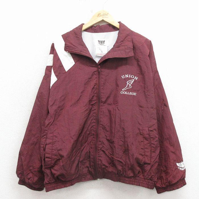 XL/古着 長袖 ナイロン ジャケット メンズ 90年代 90s ウィングフット