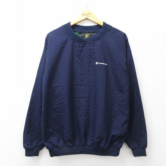 L/古着 長袖 ナイロン ジャケット メンズ 90年代 90s copeland クルー