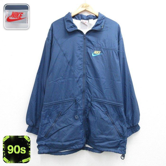 NIKE（ナイキ） L/古着 長袖 ナイロン ジャケット メンズ 90年代 90s