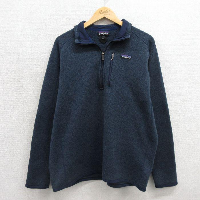 patagonia（パタゴニア） L/古着 長袖 ハーフジップ ベター セーター