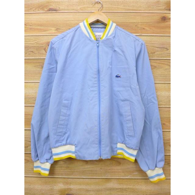 L 古着 ジャケット スイングトップ ラコステ Lacoste 水色 18sep10 中古 メンズ アウター ジャンパー ブルゾン Our 古着屋rushout 通販 Yahoo ショッピング