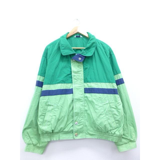 Xl 古着 ジャケット 大きいサイズ 緑 グリーン 18dec06 中古 メンズ アウター ジャンパー ブルゾン Our 古着屋rushout 通販 Yahoo ショッピング