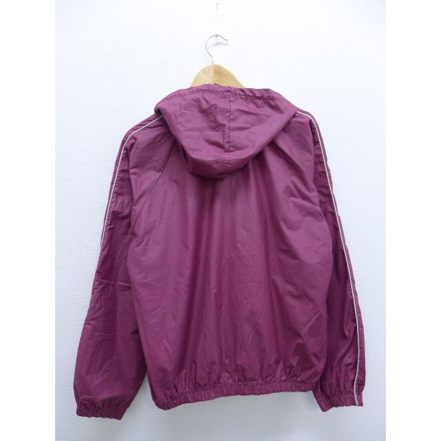 L/古着 長袖 ブランド ジャケット パーカー コンバース 紫 パープル  