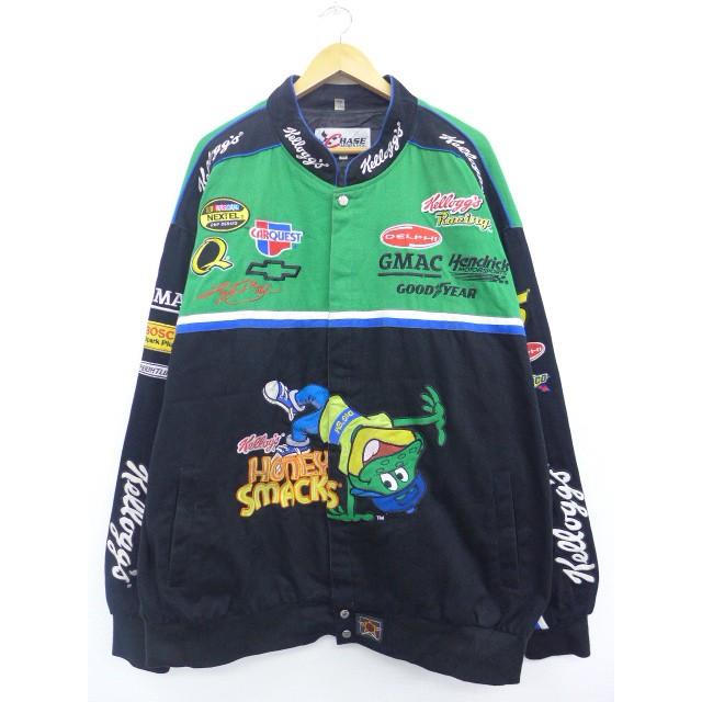 XL/古着 長袖 レーシング ジャケット ケロッグ シボレー NASCAR XL/古着 長袖 レーシング ジャケット ケロッグ シボレー NASCAR
