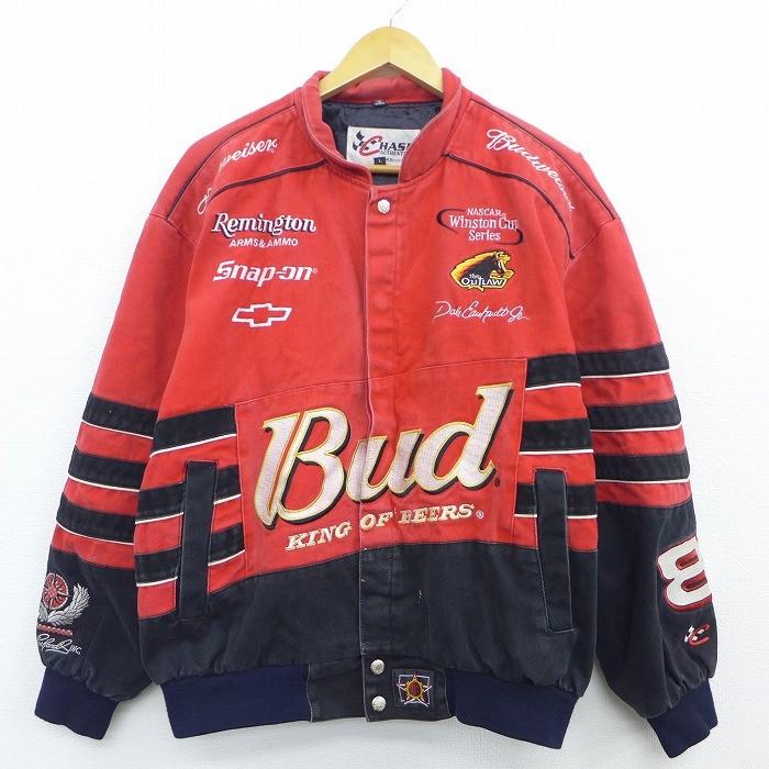 XL/古着 長袖 レーシング ジャケット ジェフハミルトン JH DESIGN 