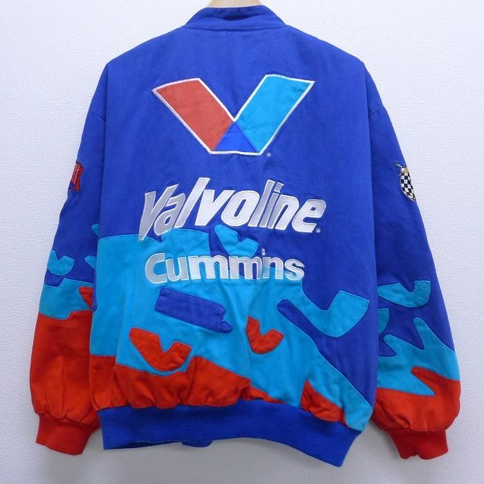 XL/古着 長袖 レーシング ジャケット 90s ジェフハミルトン JH DESIGN  