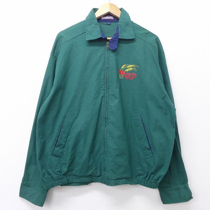 XL/古着 長袖 ジャケット スイングトップ 90s キングルイ ウェンツビル