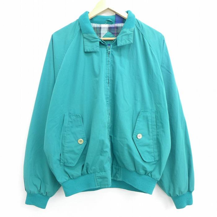 Xl 古着 長袖 ジャケット スイングトップ 90s ラグラン 緑 グリーン sep02 中古 メンズ アウター ジャンパー ブルゾン Our 古着屋rushout 通販 Yahoo ショッピング