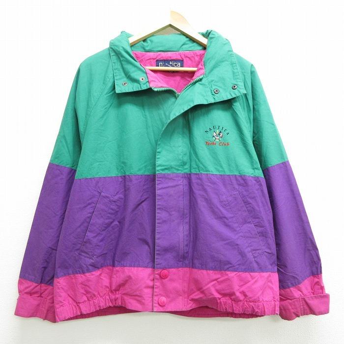 XL/古着 長袖 ブランド セーリング ジャケット 90s ノーティカ NAUTICA 