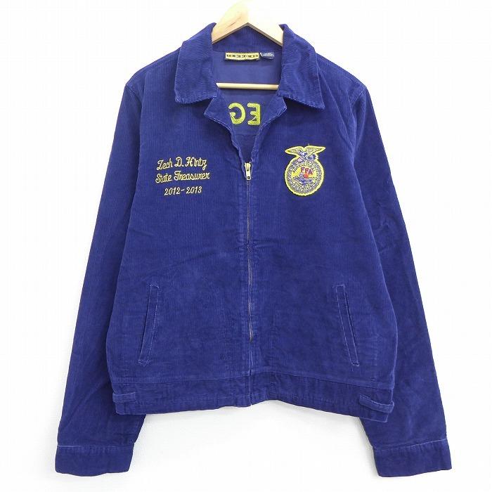 XL/古着 長袖 コーデュロイ FFA ジャケット 90s オレゴン 