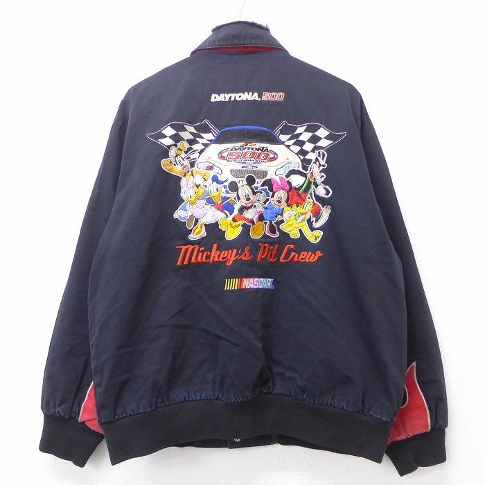Xl 古着 長袖 レーシング ジャケット 00s ジェフハミルトン Jh Design ディズニー Disney ミッキー Mickey Mouse ミニー ファイヤーパターン 大きいサイズ コッ Our 古着屋rushout 通販 Yahoo ショッピング
