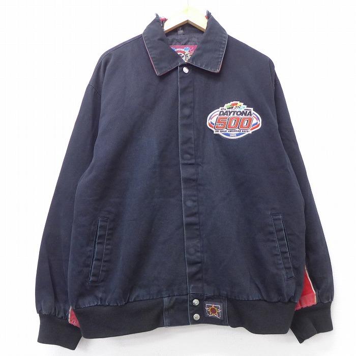 XL/古着 長袖 レーシング ジャケット 00s ジェフハミルトン JH DESIGN