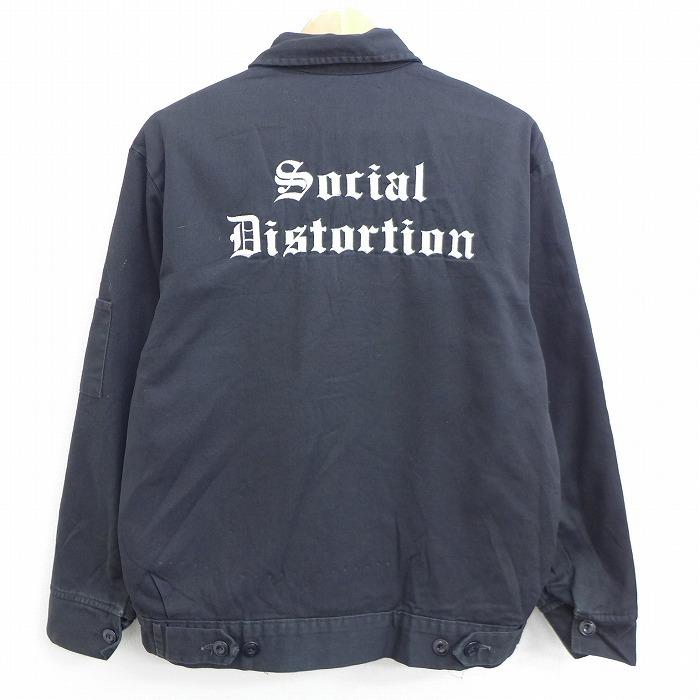 L/古着 長袖 ジャケット ディッキーズ Dickies ソーシャル 