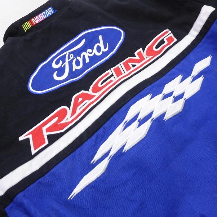 XL/古着 長袖 レーシング ジャケット フォード Ford NASCAR 刺繍 XL/古着 長袖 レーシング ジャケット フォード Ford NASCAR 刺繍