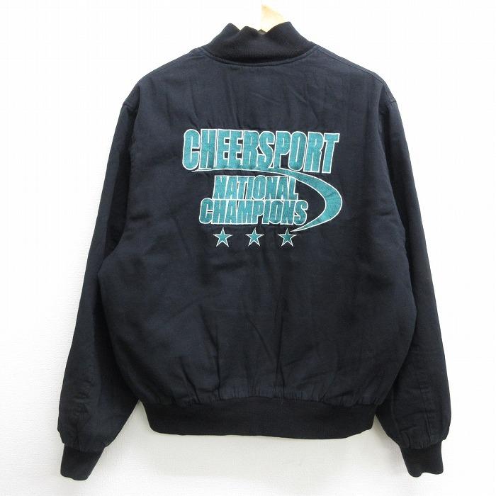 XL/古着 長袖 ジャケット スタジャン CHEERSPORT 刺繍 コットン XL/古着 長袖 ジャケット スタジャン CHEERSPORT 刺繍 コットン