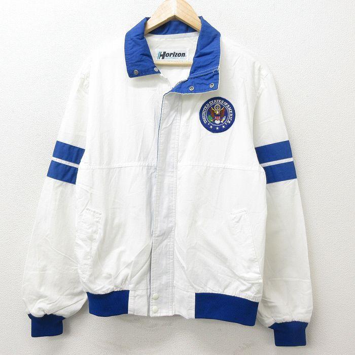 L 古着 長袖 ジャケット メンズ 90s 鳥 タロン 白他 ホワイト 21sep24 中古 アウター ジャンパー ブルゾン Our 古着屋rushout 通販 Yahoo ショッピング