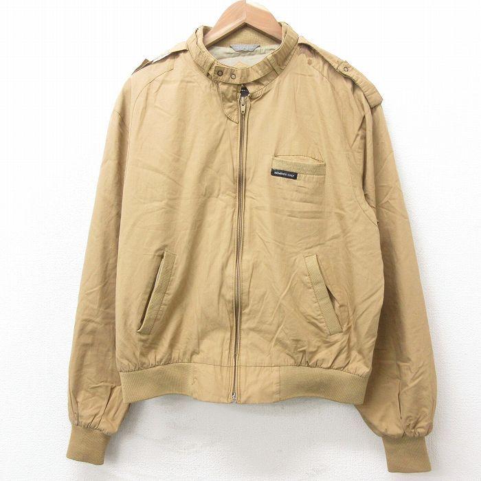 Xl 古着 メンバーズオンリー 長袖 ジャケット メンズ 90s スタンドカラー ベージュ カーキ 22jan06 中古 アウター ジャンパー ブルゾン Our 古着屋rushout 通販 Yahoo ショッピング