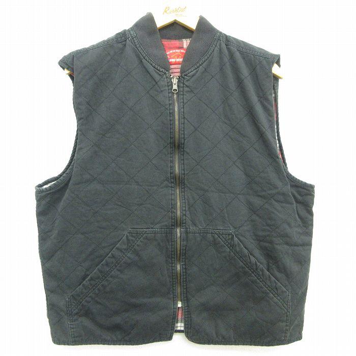 L/古着 マルボロ キルティング ベスト メンズ 90s コットン  