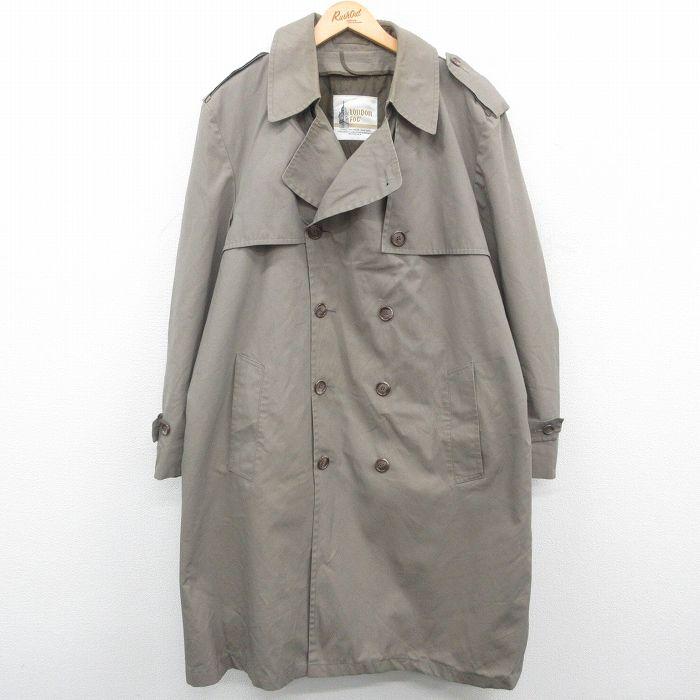XL/古着 ロンドンフォグ 長袖 トレンチ コート メンズ 90s 
