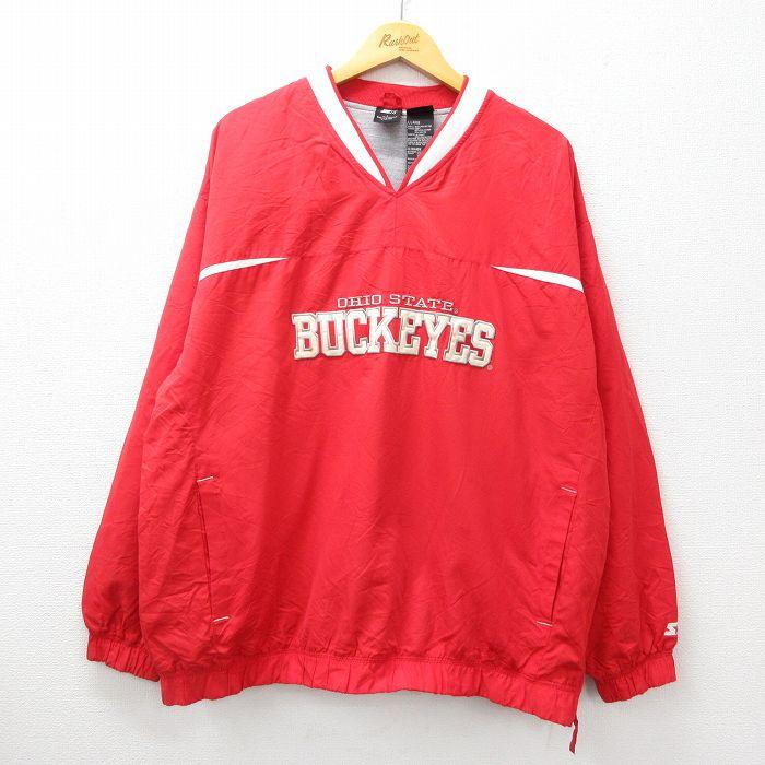 古着 USA製 ジャケット XLサイズバスケットボールジャケット 50%OFF】XL/古着 スターター 長袖 ジャケット メンズ 00s オハイオ