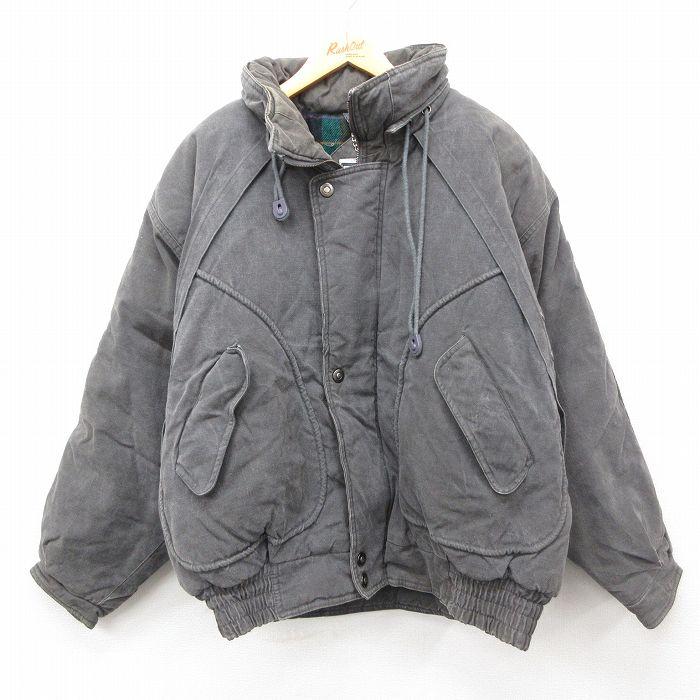 XL/古着 長袖 ジャケット メンズ 90s 大きいサイズ ダック地 