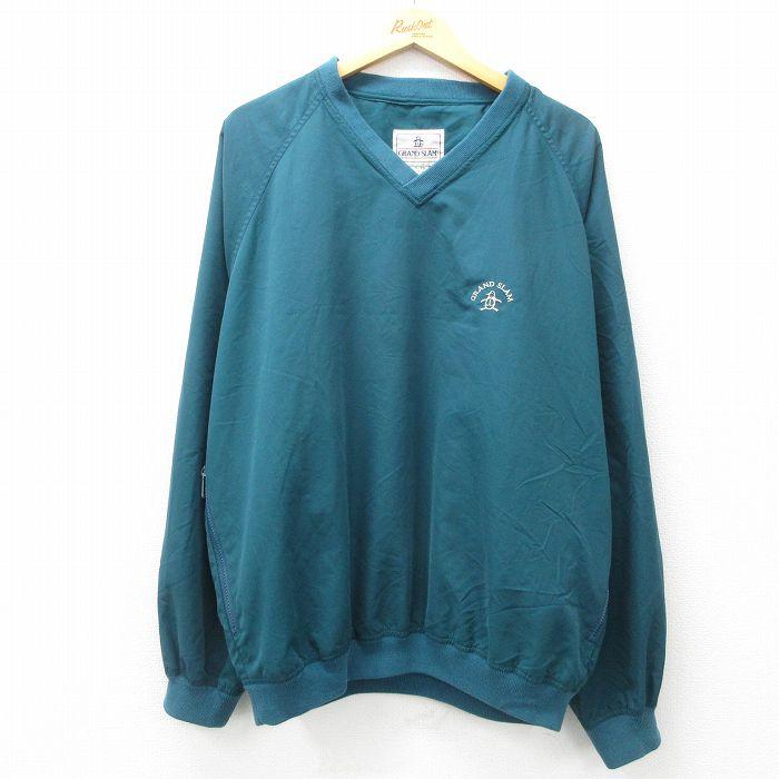 XL/古着 グランドスラム 長袖 ジャケット メンズ ワンポイントロゴ 