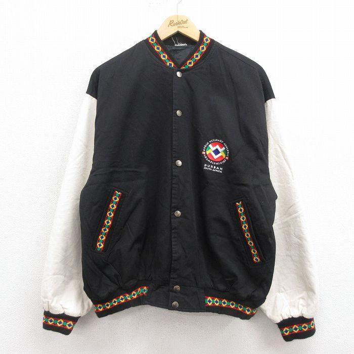 XL/古着 長袖 ジャケット メンズ 90s サウスアフリカ ツートンカラー